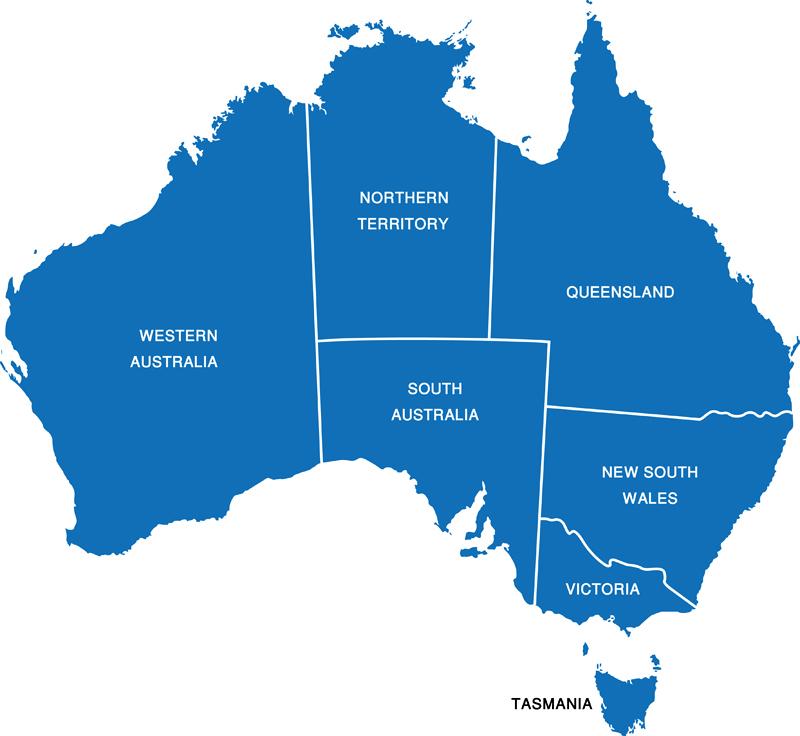 Australia states